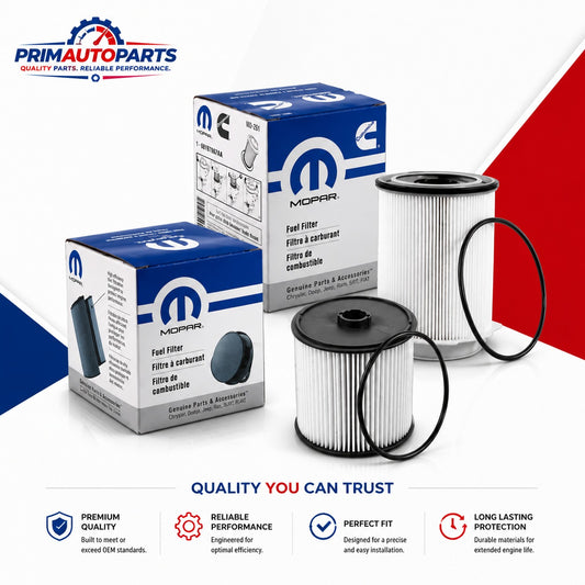 Mopar Fuel Filter Kit 68157291AA & 68436631AA for 2019–2024 Ram 2500–5500 6.7L Cummins